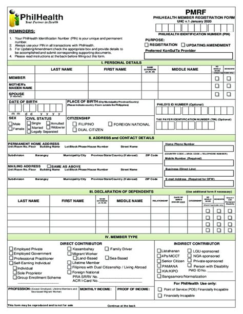 philhealth online registration form.